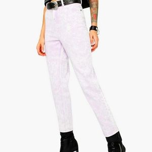 Liquor N Poker Lilac Mom Jeans - Small